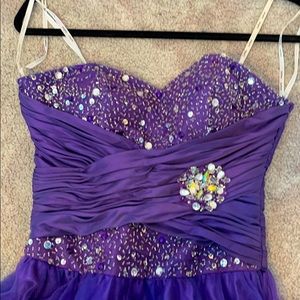 Purple Homecoming Dress